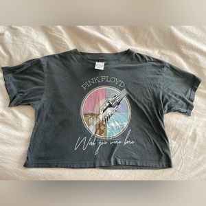 Pink Floyd Mechanical Hands crop T shirt